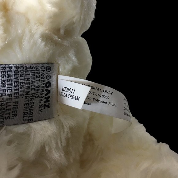 RARE Ganz Vanilla Cream Bunny Plush 15in. - Picture 7 of 11